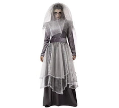 La Llorona costume grigio per le donne