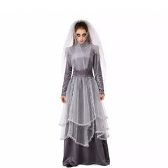 La Llorona costume grigio per le donne
