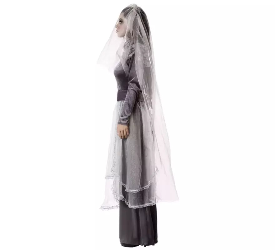 Translation missing: it.Disfraz de La Llorona gris para mujer