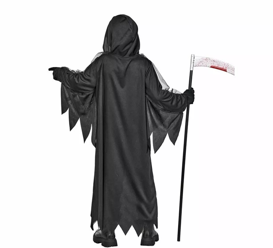 Translation missing: it.Disfraz de la Muerte Ardiente con Máscara para niños