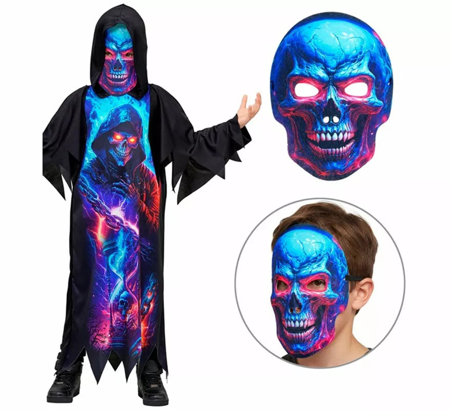 Translation missing: it.Disfraz de la Muerte Fluorescente para niños