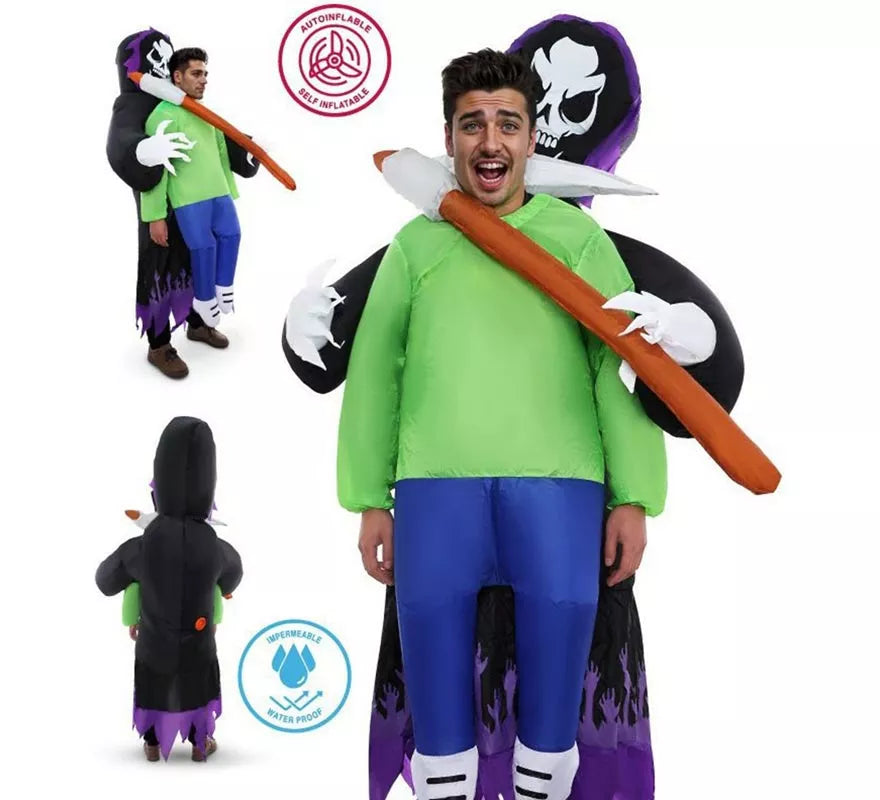 Translation missing: it.Disfraz de La Muerte hinchable para adultos
