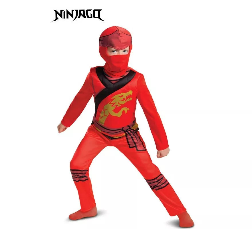 Translation missing: it.Disfraz de Lego Ninjago rojo Kai Kai para niños