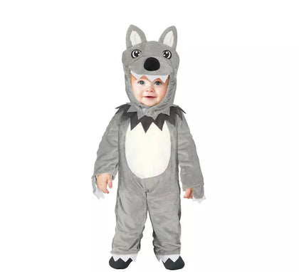 Disfraz de Lobo gris para bebé
