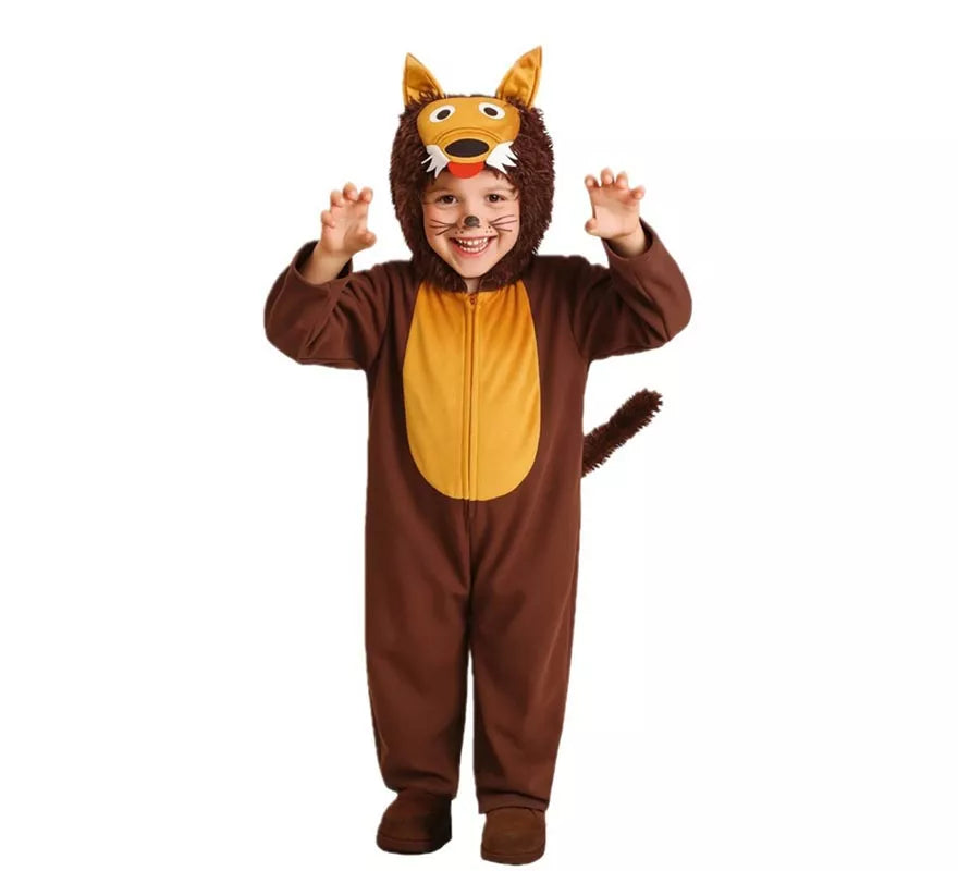 Translation missing: it.Disfraz de Lobo Marrón para Niño