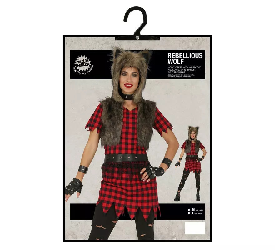 Translation missing: it.Disfraz de Lobo Rebelde para mujer