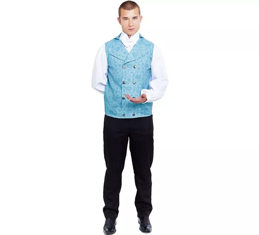 Translation missing: it.Disfraz de Lord Inglés elegante azul para hombre