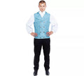 Disfraz de Lord Inglés elegante azul para hombre