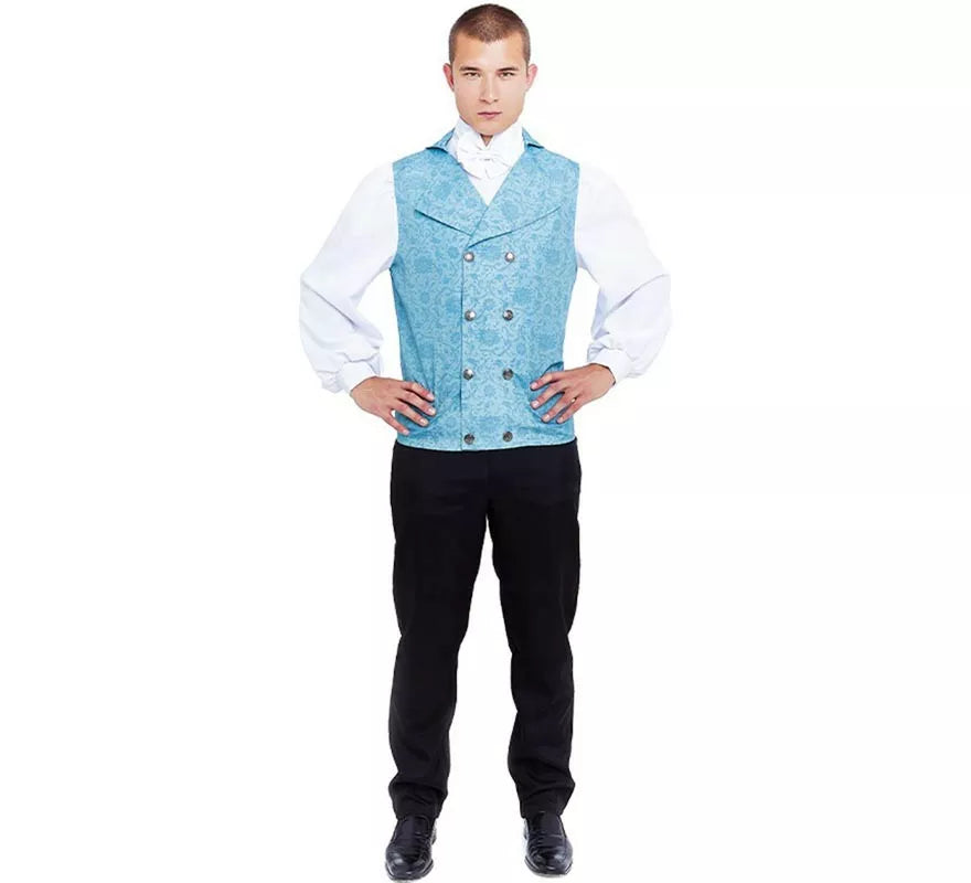 Translation missing: it.Disfraz de Lord Inglés elegante azul para hombre
