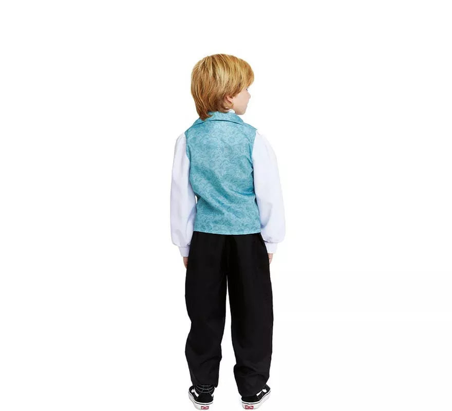 Translation missing: it.Disfraz de Lord Inglés elegante azul para niño