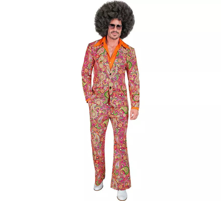 Translation missing: it.Disfraz de los años 60 Paisley para hombre