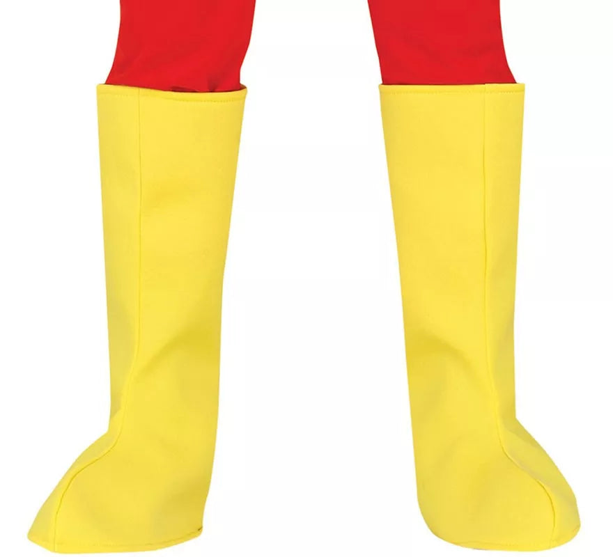 Translation missing: it.Disfraz de Lucha libre Amarillo para hombre