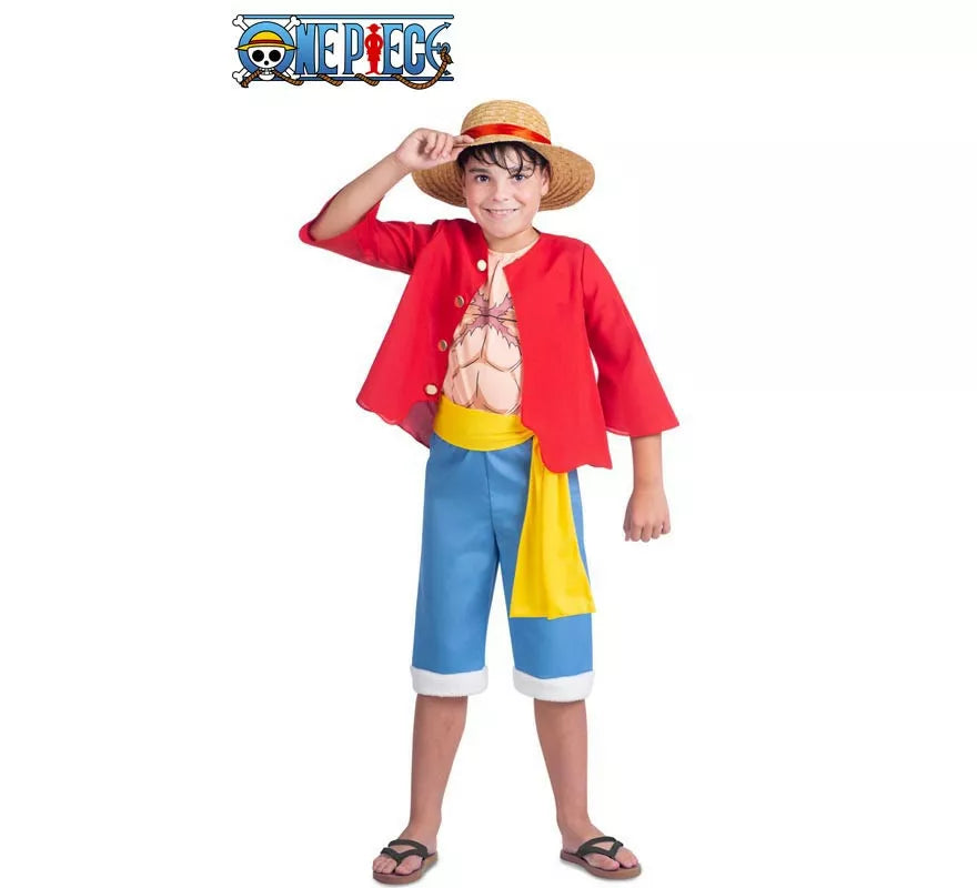 Translation missing: it.Disfraz de Luffy de One Piece para niño