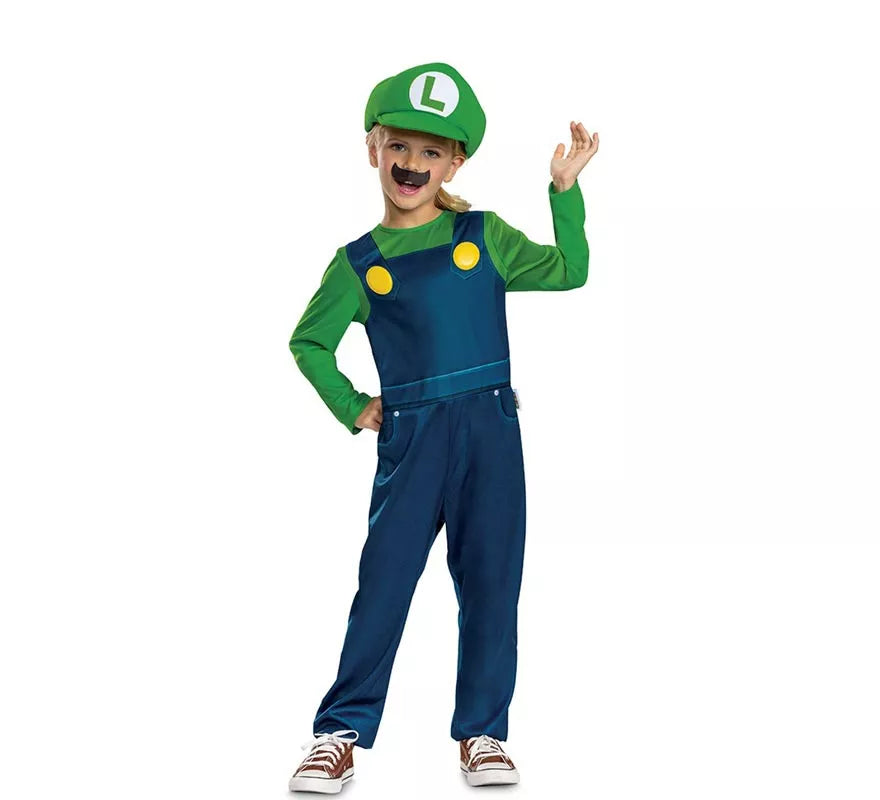 Translation missing: it.Disfraz de Luigi de Super Mario de Nintendo para niños