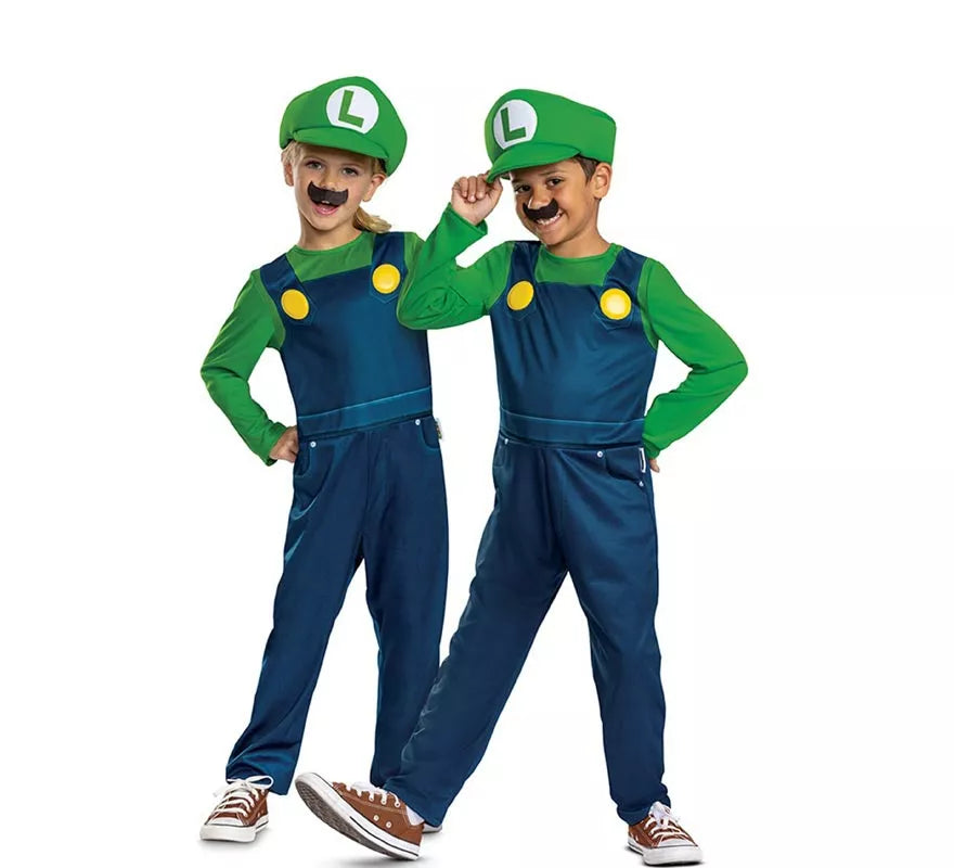 Translation missing: it.Disfraz de Luigi de Super Mario de Nintendo para niños