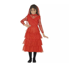 rosso di Lydia Bride da Beetlejuice per bambine
