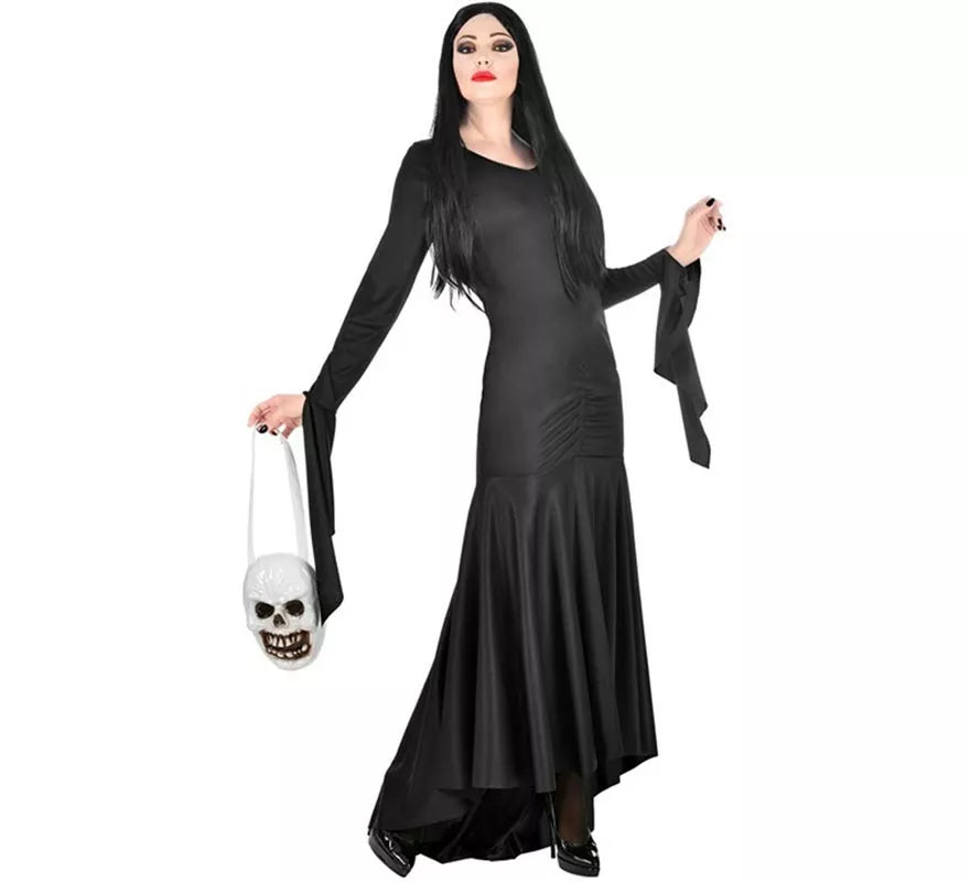 Translation missing: it.Disfraz de Madre Tenebrosa con Bolsa Calavera para mujer