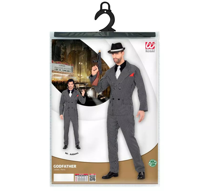 Translation missing: it.Disfraz de Mafioso en traje elegante para hombre