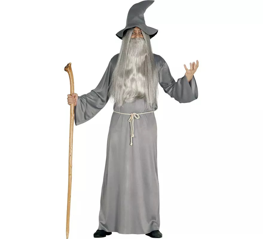 Translation missing: es.Disfraz de Mago Gandalf el gris para hombre