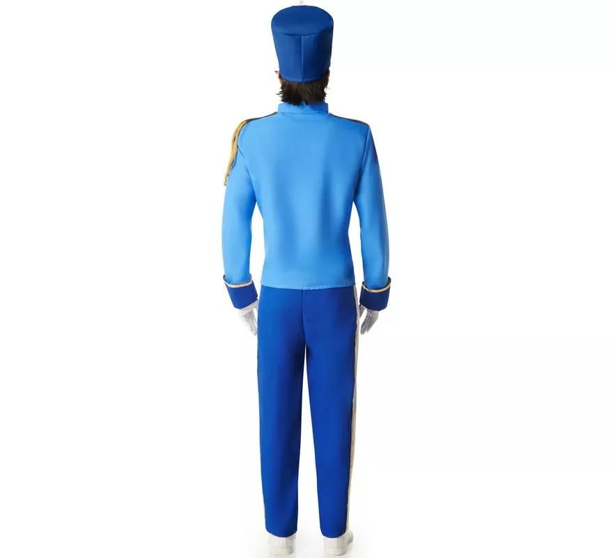 Translation missing: it.Disfraz de Majorette azul para hombre