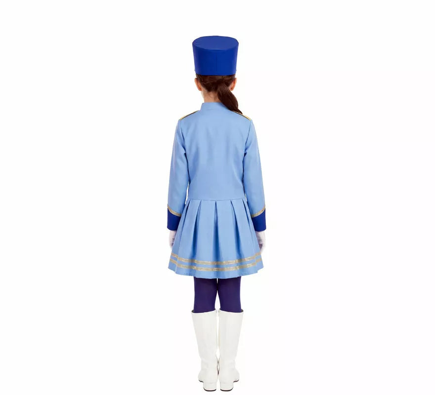 Translation missing: it.Disfraz de Majorette azul para niña