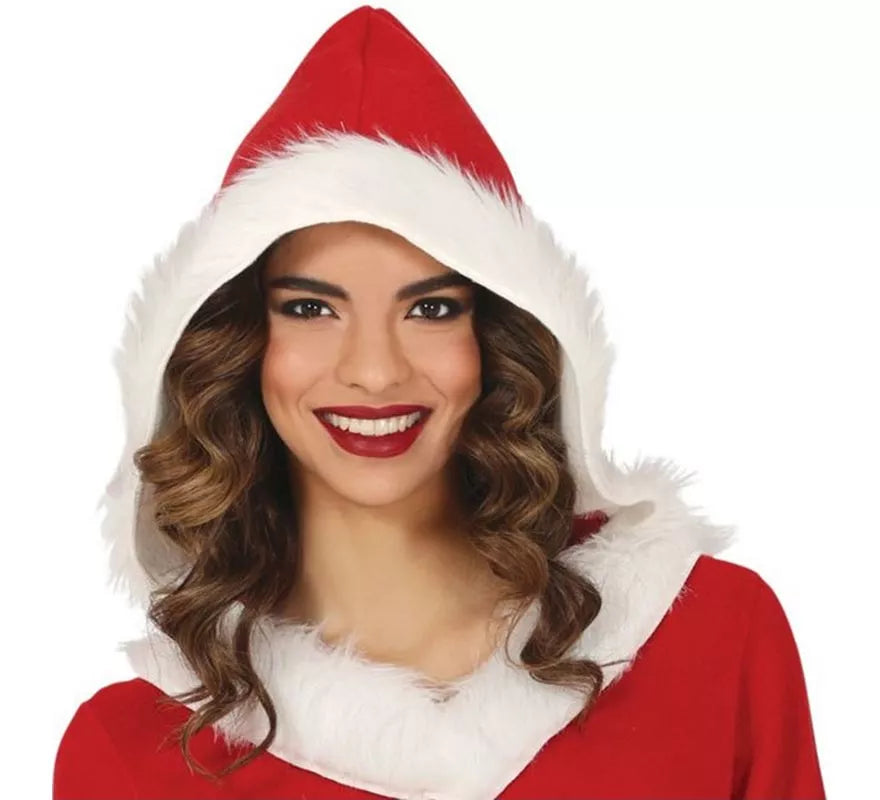 Translation missing: it.Disfraz de Mamá Noel con capucha para mujer