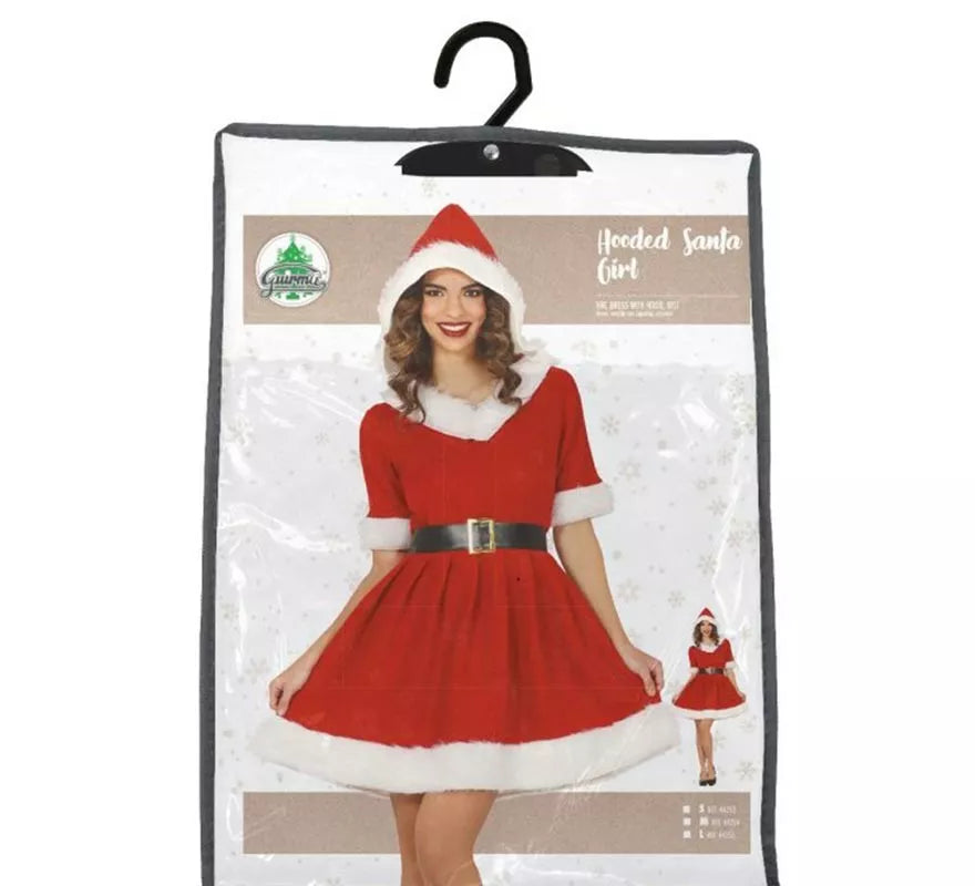 Translation missing: it.Disfraz de Mamá Noel con capucha para mujer
