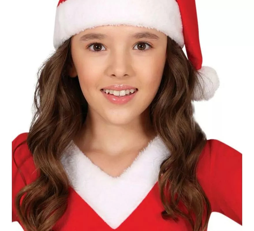 Translation missing: it.Disfraz de Mamá Noel en vestido largo para niña