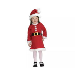 Luxe mamma Claus costume del bambino