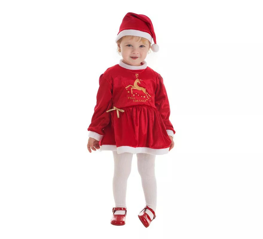 Translation missing: es.Disfraz de Mama Noel Vestido para bebé