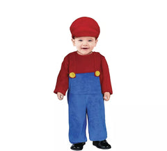 Disfraz de Maquinista Rojo de Tren para niños y bebé