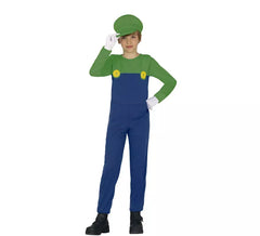 Disfraz de Maquinista verde de Tren para niños