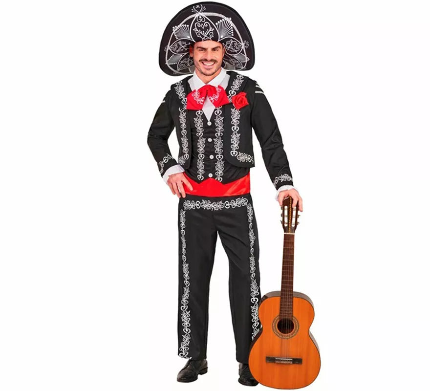 Translation missing: it.Disfraz de Mariachi Día de los Muertos para hombre