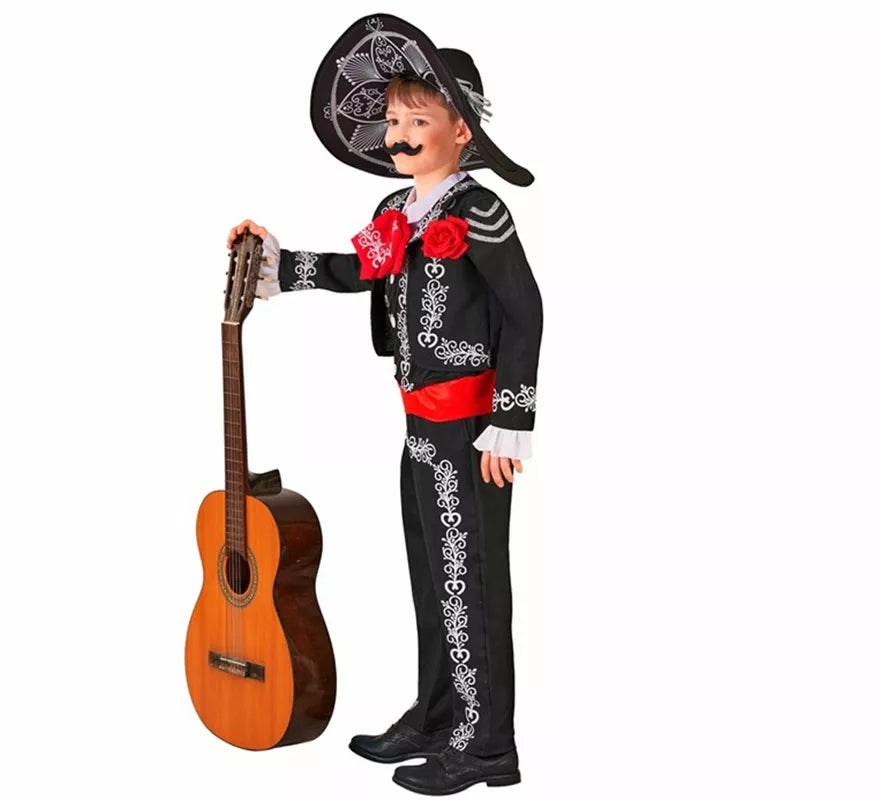Disfraz de Mariachi Día de los Muertos para niños