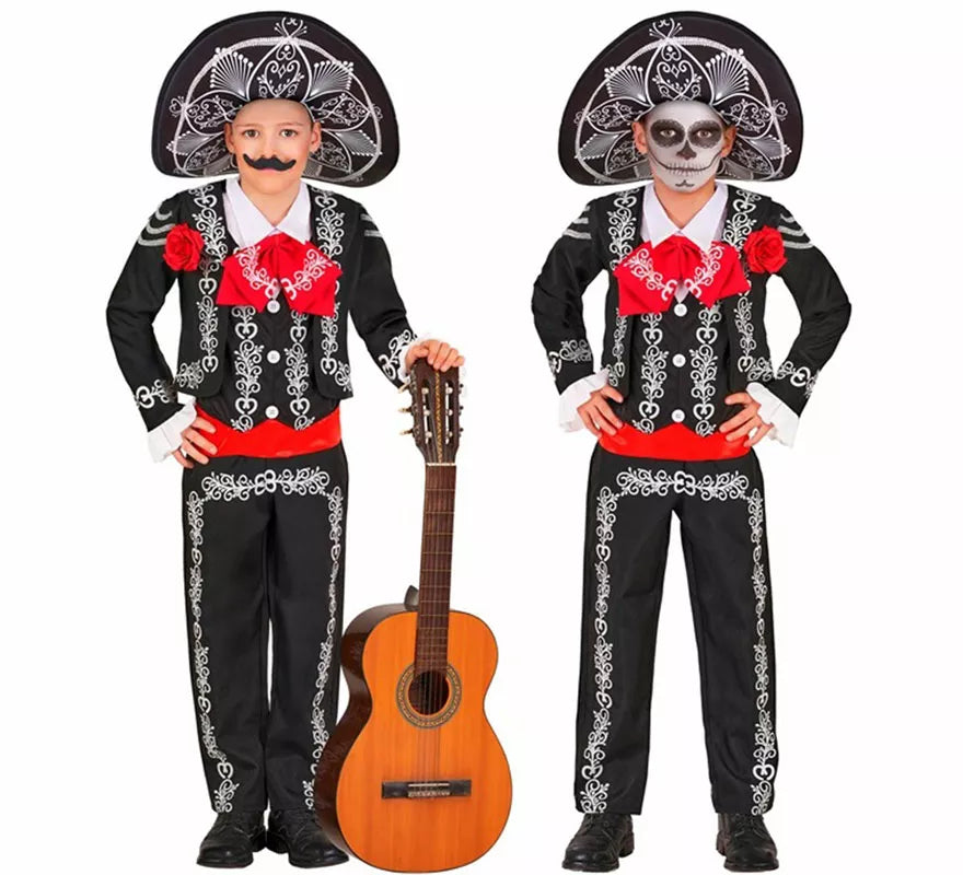 Translation missing: it.Disfraz de Mariachi Día de los Muertos para niños