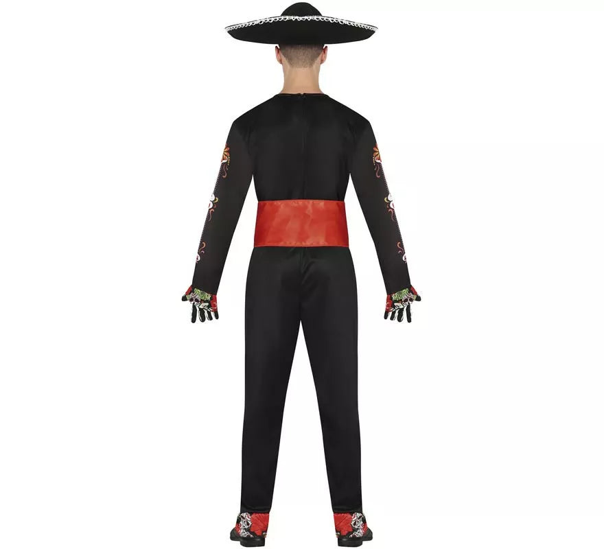 Translation missing: it.Disfraz de Mariachi Esqueleto para hombre