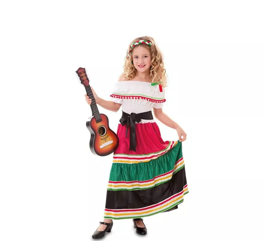 Translation missing: es.Disfraz de Mariachi Mexicana para niña