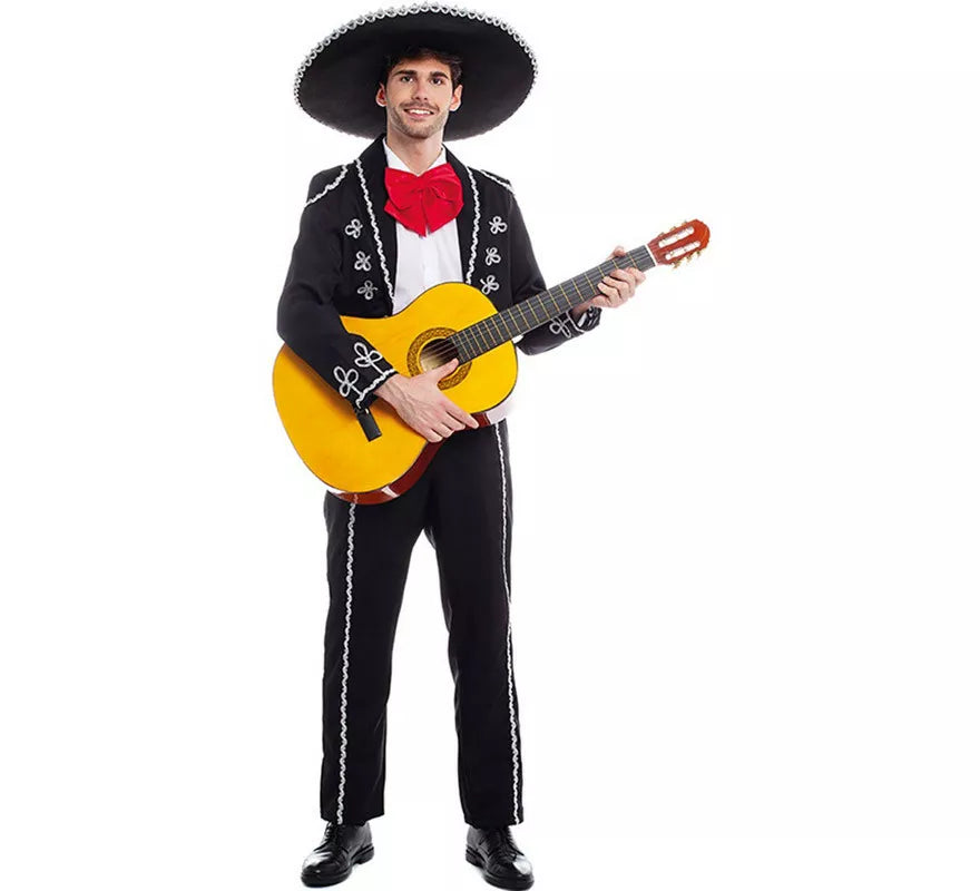 Translation missing: it.Disfraz de Mariachi Mexicano Cantante Charro para hombre