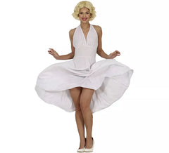 Costume da Marilyn Monroe, abito bianco da donna