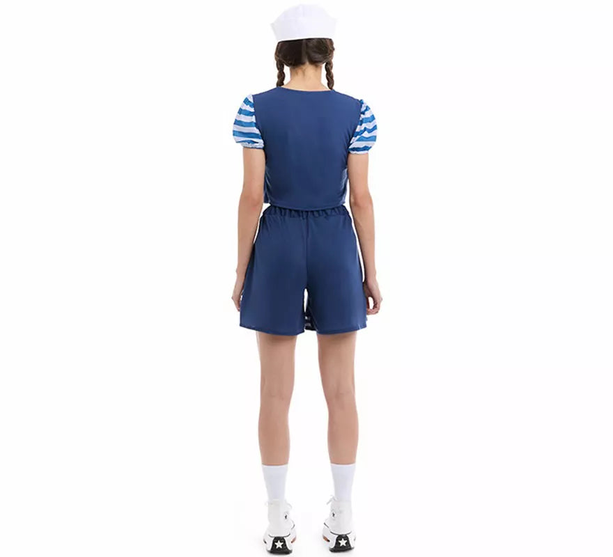 Translation missing: es.Disfraz de Marinera azul para mujer