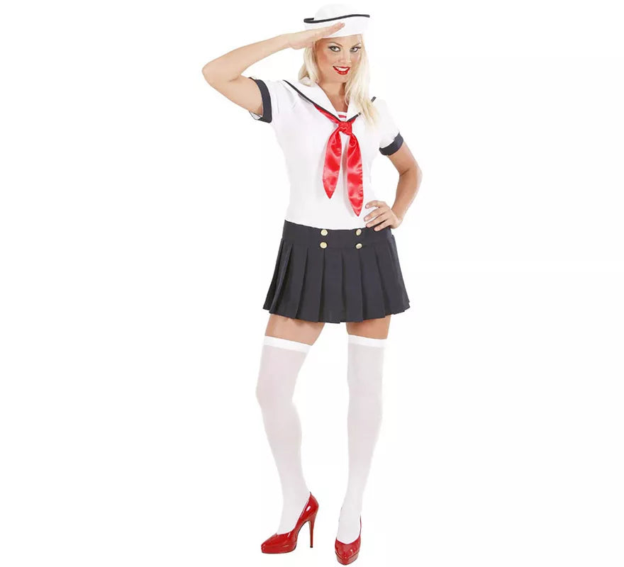 Translation missing: es.Disfraz de Marinera Clásica con falda para mujer