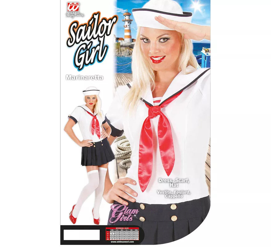 Translation missing: es.Disfraz de Marinera Clásica con falda para mujer