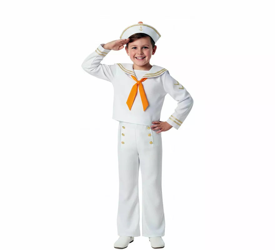 Translation missing: it.Disfraz de Marinero blanco para niños