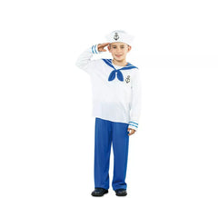 Costume da marinaio con ancora per un bambino