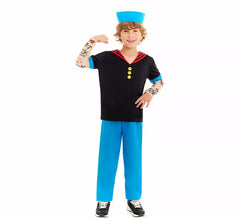 Costume da marinaio forte per bambino