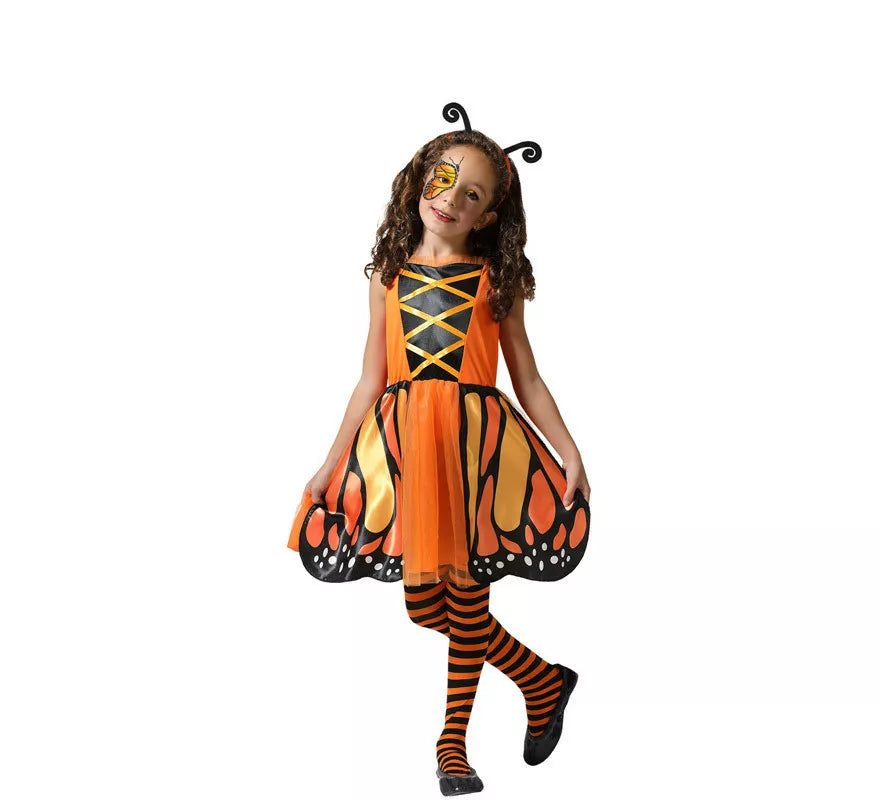 Translation missing: it.Disfraz de Mariposa Monarca para niña
