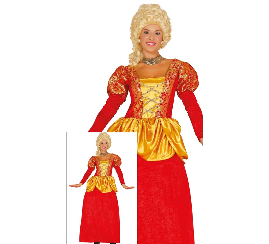 Disfraz de Marquesa roja para mujer