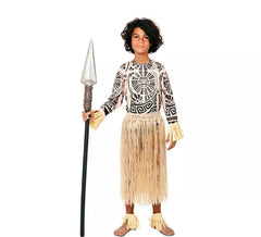 Costume da semidio hawaiano Maui per bambini