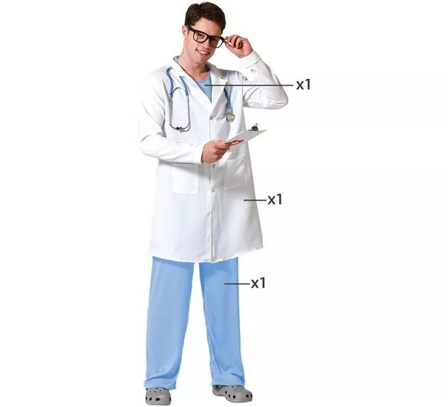 Translation missing: it.Disfraz de Médico de Familia para hombre