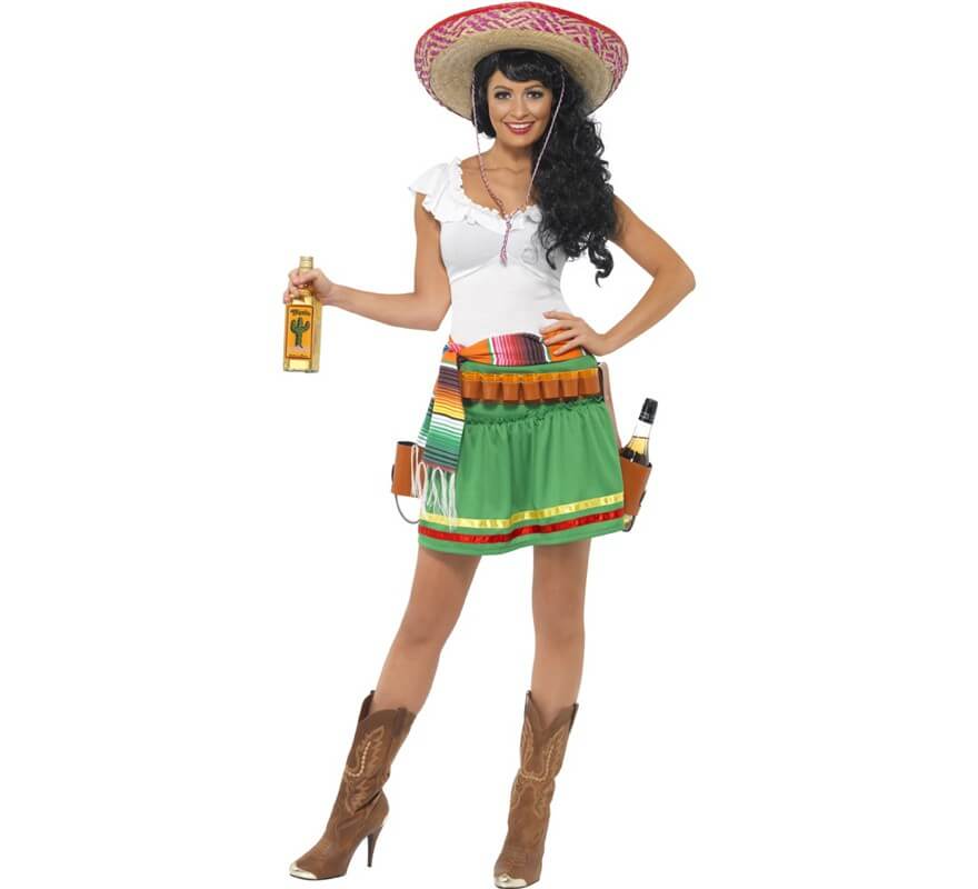Translation missing: it.Disfraz de Mexicana del Tequila para mujer